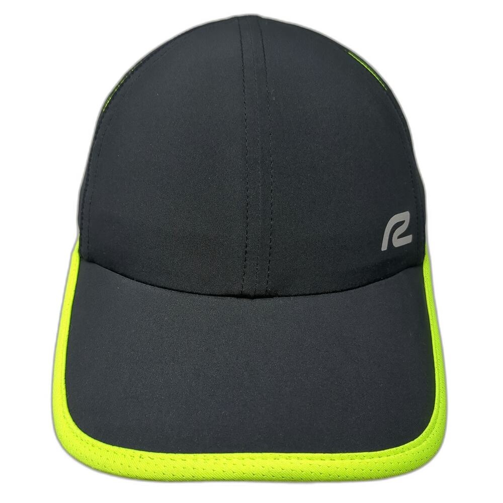 Road Runner Sports Baseball Cap Black One Size Mesh Running Performance Hat